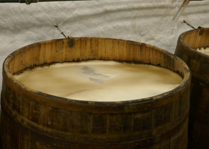 barril de cerveja de madeira